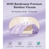 image:imageWiWi Bamboo Viscose Nightgowns for Women Cooling Sleepwear Moisture Wicking Night Sweats ReliefTaro Purple