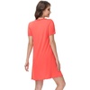 image:imageWiWi Bamboo Viscose Nightgowns for Women Short Sleeve V Neck Sleepwear Super Soft Sleep Dress Cool Plus Size Nightshirt S4XDcoral