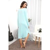 image:imageWiWi Bamboo Viscose Nightgowns for Women Soft Long Sleeve Sleep Shirt Nightshirts Cooling Pajamas Sleepwear S4XAaqua