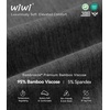 image:imageWiWi Bamboo Viscose Nightgowns for Women Soft Long Sleeve Sleep Shirt Nightshirts Cooling Pajamas Sleepwear S4XAcharcoal Heather
