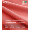 image:imageWiWi Bamboo Viscose Nightgowns for Women Soft Long Sleeve Sleep Shirt Nightshirts Cooling Pajamas Sleepwear S4XAcoral