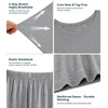 image:imageWiWi Bamboo Viscose Pajama Set for Women Super Soft Long Sleeve Top with Pants Loungewear Cooling 2 Piece Pjs Sets SXXLAheather Grey
