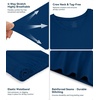 image:imageWiWi Bamboo Viscose Pajama Set for Women Super Soft Long Sleeve Top with Pants Loungewear Cooling 2 Piece Pjs Sets SXXLAink Blue