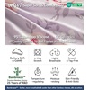 image:imageWiWi Bamboo Viscose Pajama Sets for Women Soft Sleepwear with Pants Set Stretchy 2 Pieces Pjs SXXLStyle BgreyPeony