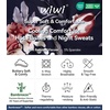 image:imageWiWi Bamboo Viscose Pajama Sets for Women Soft Sleepwear with Pants Set Stretchy 2 Pieces Pjs SXXLStyle EnavyPeony