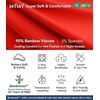 image:imageWiWi Bamboo Viscose Pajamas Set for Women Cooling Long Sleeve Sleepwear Super Soft Loungewear Pjs Jogger Pants Lounge SXXLAred