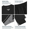 image:imageWiWi Bamboo Viscose Pajamas Set for Women Soft Sleepwear Loose comfy Short Tops with Capri Pants Pjs Loungewear SXXLAblack