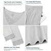 image:imageWiWi Bamboo Viscose Pajamas for Women Set 2 Piece Lace Trim Long Sleeve Womens Pajama Sets Plus Size Pjs with Pockets S4XAash Grey