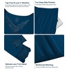 image:imageWiWi Bamboo Viscose Pajamas for Women Set 2 Piece Lace Trim Long Sleeve Womens Pajama Sets Plus Size Pjs with Pockets S4XAink Blue