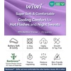 image:imageWiWi Bamboo Viscose Pajamas for Women Set 2 Piece Lace Trim Long Sleeve Womens Pajama Sets Plus Size Pjs with Pockets S4XAmedium Purplepurple Flowers