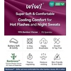 image:imageWiWi Bamboo Viscose Pajamas for Women Soft 34 Sleeve Pajama Sets Loose Knit Sleepwear Casual Pj Set SXXLPurplish Red