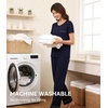 image:imageWiWi Bamboo Viscose Pajamas for Women Super Soft Cooling Loungewear Short Sleeve Tops and Long Pants Sleepwear SXXLDnavy