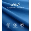 image:imageWiWi Bamboo Viscose womens capri pants Wide Leg Pajama Super Soft Lounge knit Sleep shorts Cooling Pj Bottoms SXXLAbright Blue