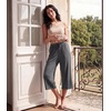image:imageWiWi Bamboo Viscose womens capri pants Wide Leg Pajama Super Soft Lounge knit Sleep shorts Cooling Pj Bottoms SXXLAcharcoal