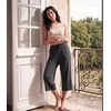image:imageWiWi Bamboo Viscose womens capri pants Wide Leg Pajama Super Soft Lounge knit Sleep shorts Cooling Pj Bottoms SXXLAcharcoal Heather