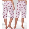 image:imageWiWi Bamboo Viscose womens capri pants Wide Leg Pajama Super Soft Lounge knit Sleep shorts Cooling Pj Bottoms SXXLAcoffee Cup