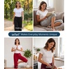 image:imageWiWi Bamboo Viscose womens capri pants Wide Leg Pajama Super Soft Lounge knit Sleep shorts Cooling Pj Bottoms SXXLAcoffee Cup