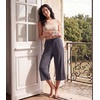 image:imageWiWi Bamboo Viscose womens capri pants Wide Leg Pajama Super Soft Lounge knit Sleep shorts Cooling Pj Bottoms SXXLAdark Grey