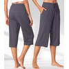 image:imageWiWi Bamboo Viscose womens capri pants Wide Leg Pajama Super Soft Lounge knit Sleep shorts Cooling Pj Bottoms SXXLAdark Grey