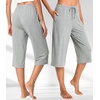 image:imageWiWi Bamboo Viscose womens capri pants Wide Leg Pajama Super Soft Lounge knit Sleep shorts Cooling Pj Bottoms SXXLAheather Grey