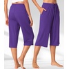 image:imageWiWi Bamboo Viscose womens capri pants Wide Leg Pajama Super Soft Lounge knit Sleep shorts Cooling Pj Bottoms SXXLAlilac