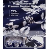 image:imageWiWi Bamboo Viscose womens capri pants Wide Leg Pajama Super Soft Lounge knit Sleep shorts Cooling Pj Bottoms SXXLAnavy Floral