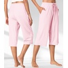 image:imageWiWi Bamboo Viscose womens capri pants Wide Leg Pajama Super Soft Lounge knit Sleep shorts Cooling Pj Bottoms SXXLApink