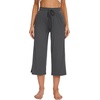 image:imageWiWi Bamboo Viscose womens capri pants Wide Leg Pajama Super Soft Lounge knit Sleep shorts Cooling Pj Bottoms SXXLBcharcoal
