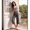 image:imageWiWi Bamboo Viscose womens capri pants Wide Leg Pajama Super Soft Lounge knit Sleep shorts Cooling Pj Bottoms SXXLCcharcoal Heather