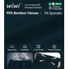 image:imageWiWi Bamboo Viscose womens capri pants Wide Leg Pajama Super Soft Lounge knit Sleep shorts Cooling Pj Bottoms SXXLCdark Bluish Green