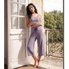 image:imageWiWi Bamboo Viscose womens capri pants Wide Leg Pajama Super Soft Lounge knit Sleep shorts Cooling Pj Bottoms SXXLCviolet