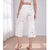 image:imageWiWi Bamboo Viscose womens capri pants Wide Leg Pajama Super Soft Lounge knit Sleep shorts Cooling Pj Bottoms SXXLCwhite Stars