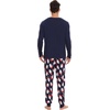 image:imageWiWi Mens Bamboo Viscose Pajama Sets Super Soft Long Sleeve Sleepwear Loungewear Cooling Pjs with Pockets Drawstring SXXLBnavysanta Claus on Navy