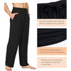 image:imageWiWi Mens Pajama Pants Soft Viscose Bamboo 1 or 2 Pack Sleep Lounge Bottoms Comfy Pj Loungewear with Pockets S4XAblack