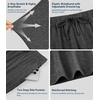 image:imageWiWi Mens Pajama Pants Soft Viscose Bamboo 1 or 2 Pack Sleep Lounge Bottoms Comfy Pj Loungewear with Pockets S4XAcharcoal Heather