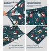 image:imageWiWi Mens Pajama Pants Soft Viscose Bamboo 1 or 2 Pack Sleep Lounge Bottoms Comfy Pj Loungewear with Pockets S4XAchristmas Elk on Green