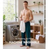 image:imageWiWi Mens Pajama Pants Soft Viscose Bamboo 1 or 2 Pack Sleep Lounge Bottoms Comfy Pj Loungewear with Pockets S4XAdeep Teal