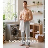 image:imageWiWi Mens Pajama Pants Soft Viscose Bamboo 1 or 2 Pack Sleep Lounge Bottoms Comfy Pj Loungewear with Pockets S4XAlight Heather Grey