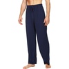 image:imageWiWi Mens Pajama Pants Soft Viscose Bamboo 1 or 2 Pack Sleep Lounge Bottoms Comfy Pj Loungewear with Pockets S4XAnavy