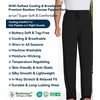 image:imageWiWi Mens Pajama Pants Soft Viscose Bamboo 1 or 2 Pack Sleep Lounge Bottoms Comfy Pj Loungewear with Pockets S4XBblack