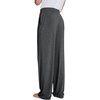 image:imageWiWi Mens Pajama Pants Soft Viscose Bamboo 1 or 2 Pack Sleep Lounge Bottoms Comfy Pj Loungewear with Pockets S4XBcharcoal Heather