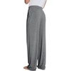 image:imageWiWi Mens Pajama Pants Soft Viscose Bamboo 1 or 2 Pack Sleep Lounge Bottoms Comfy Pj Loungewear with Pockets S4XBdark Heather Grey