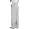 image:imageWiWi Mens Pajama Pants Soft Viscose Bamboo 1 or 2 Pack Sleep Lounge Bottoms Comfy Pj Loungewear with Pockets S4XBlight Heather Grey