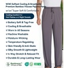 image:imageWiWi Mens Pajama Pants Soft Viscose Bamboo 1 or 2 Pack Sleep Lounge Bottoms Comfy Pj Loungewear with Pockets S4XBpurplish Grey