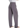 image:imageWiWi Mens Pajama Pants Soft Viscose Bamboo 1 or 2 Pack Sleep Lounge Bottoms Comfy Pj Loungewear with Pockets S4XBpurplish Grey