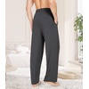 image:imageWiWi Mens Pajama Pants Soft Viscose Bamboo 1 or 2 Pack Sleep Lounge Bottoms Comfy Pj Loungewear with Pockets S4XCblackcharcoal