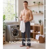 image:imageWiWi Mens Pajama Pants Soft Viscose Bamboo 1 or 2 Pack Sleep Lounge Bottoms Comfy Pj Loungewear with Pockets S4XCblackdark Grey