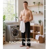image:imageWiWi Mens Pajama Pants Soft Viscose Bamboo 1 or 2 Pack Sleep Lounge Bottoms Comfy Pj Loungewear with Pockets S4XCblacknavy