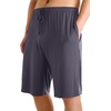 image:imageWiWi Mens Pajama Shorts Super Soft Lounge Bottoms Bamboo Viscose Cooling Sleep Bottom with Pockets S3XAdark Grey