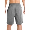 image:imageWiWi Mens Pajama Shorts Super Soft Lounge Bottoms Bamboo Viscose Cooling Sleep Bottom with Pockets S3XAdark Heather Grey